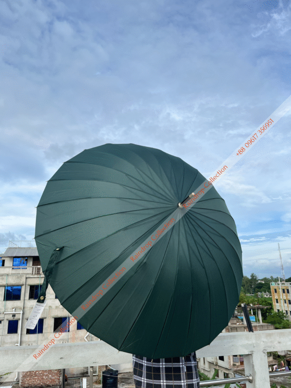 (Olive) ২৪ শিকের প্রিমিয়াম ছাতা - Image 2