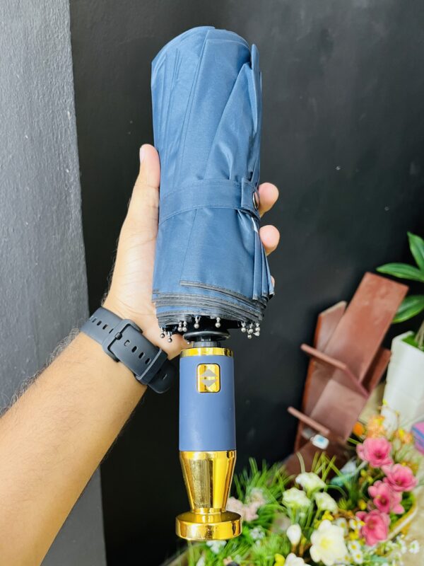 32 Ribs BMW (Blue) Premium Umbrella- ৩২ শিকের বি এম ডাব্লিও ছাতা (নীল) - Image 1