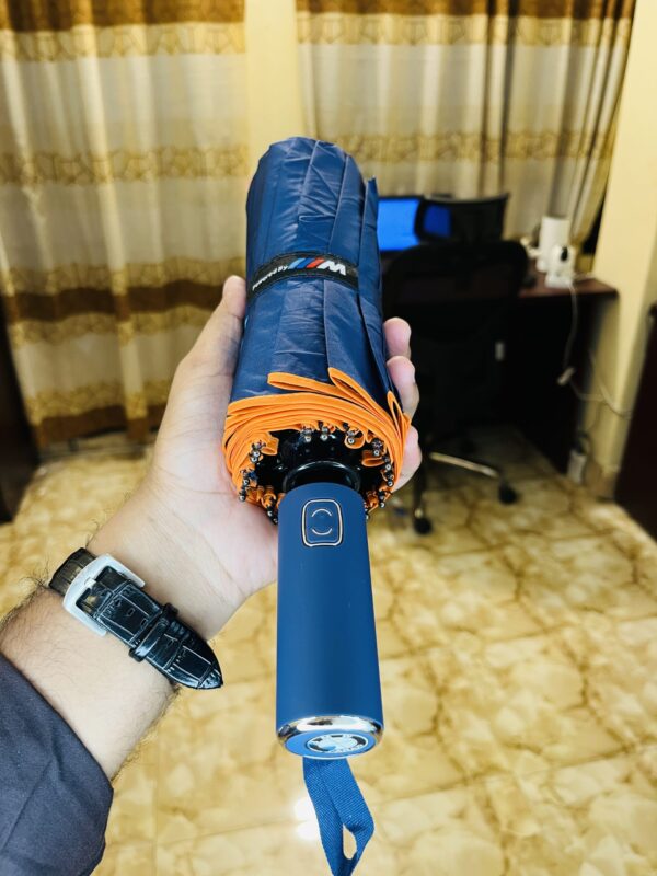 (Blue) Premium Umbrella- 12 Ribs 24 Channel-No BMW Logo - Image 2