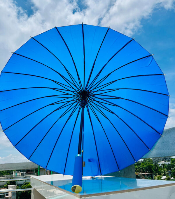 (Blue) ২৪ শিকের প্রিমিয়াম ছাতা - Image 1